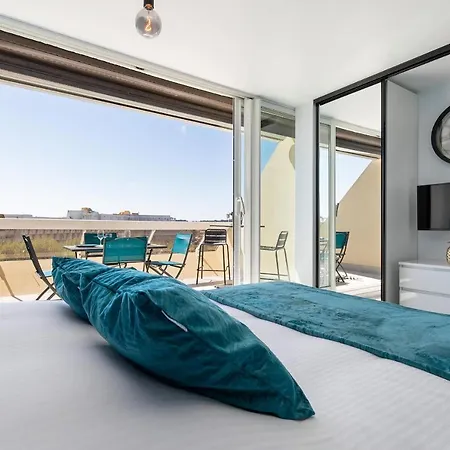 Terrasse privée - Parking - Le Bellagio Héliopolis - Village Naturiste Apartamento Agde