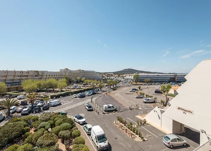 Terrasse privée - Parking - Le Bellagio Héliopolis - Village Naturiste Agde